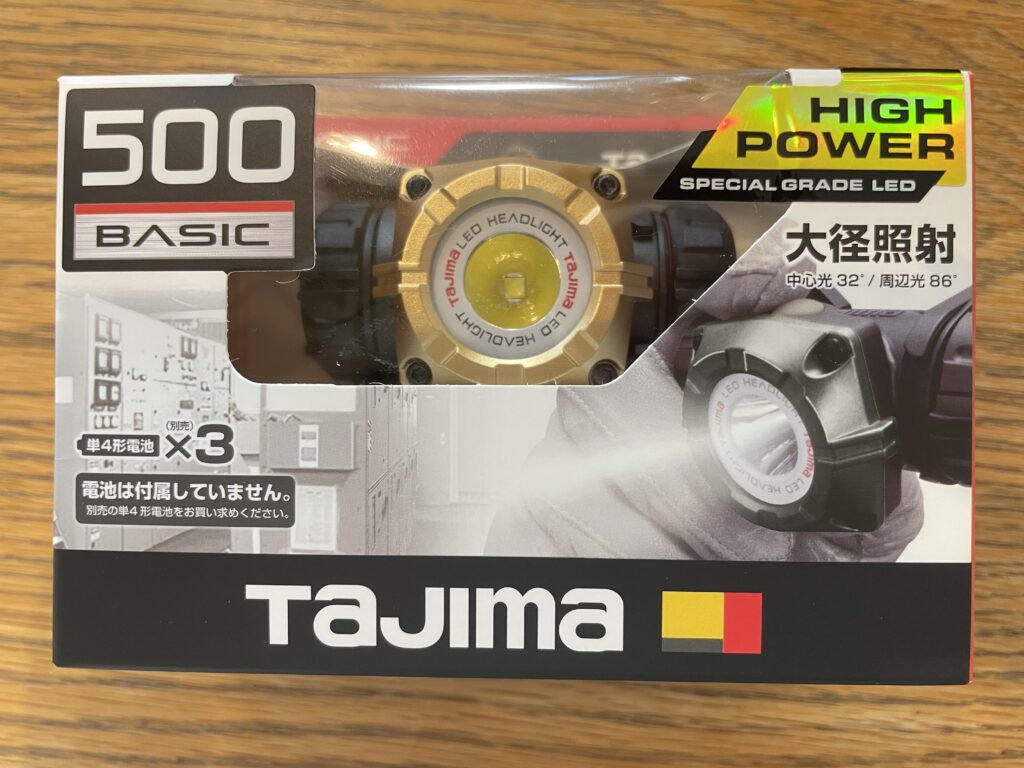 タジマ ヘッドライト 500ルーメン M501D Tajima